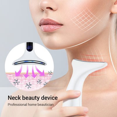 EMS Micro Current Lighting Multifunctional Facial Neck Massage Beauty Apparatus