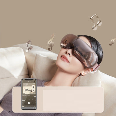 Multifunctional Eye Airbag Massage Hot Compress Eye Mask Bluetooth Intelligent Voice Home Visual Eye Protector