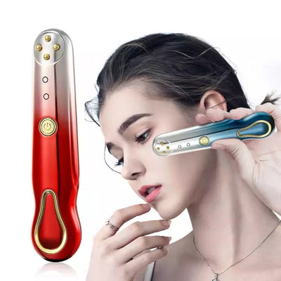 RF Radio Frequency Eye Massager Anti-Ageing Wrinkle Massager Portable Electric Device Dark Circle Facials Vibration Massage Pen