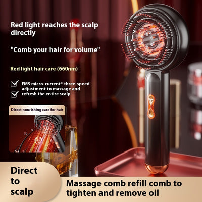 Head Massage High Tech EMS Micro-current Electric Massage Medicine Comb