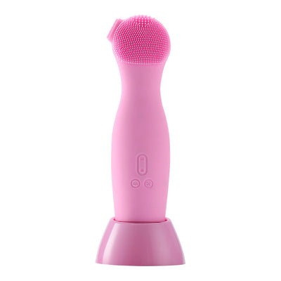 Electronic facial cleansing brush to clean pores