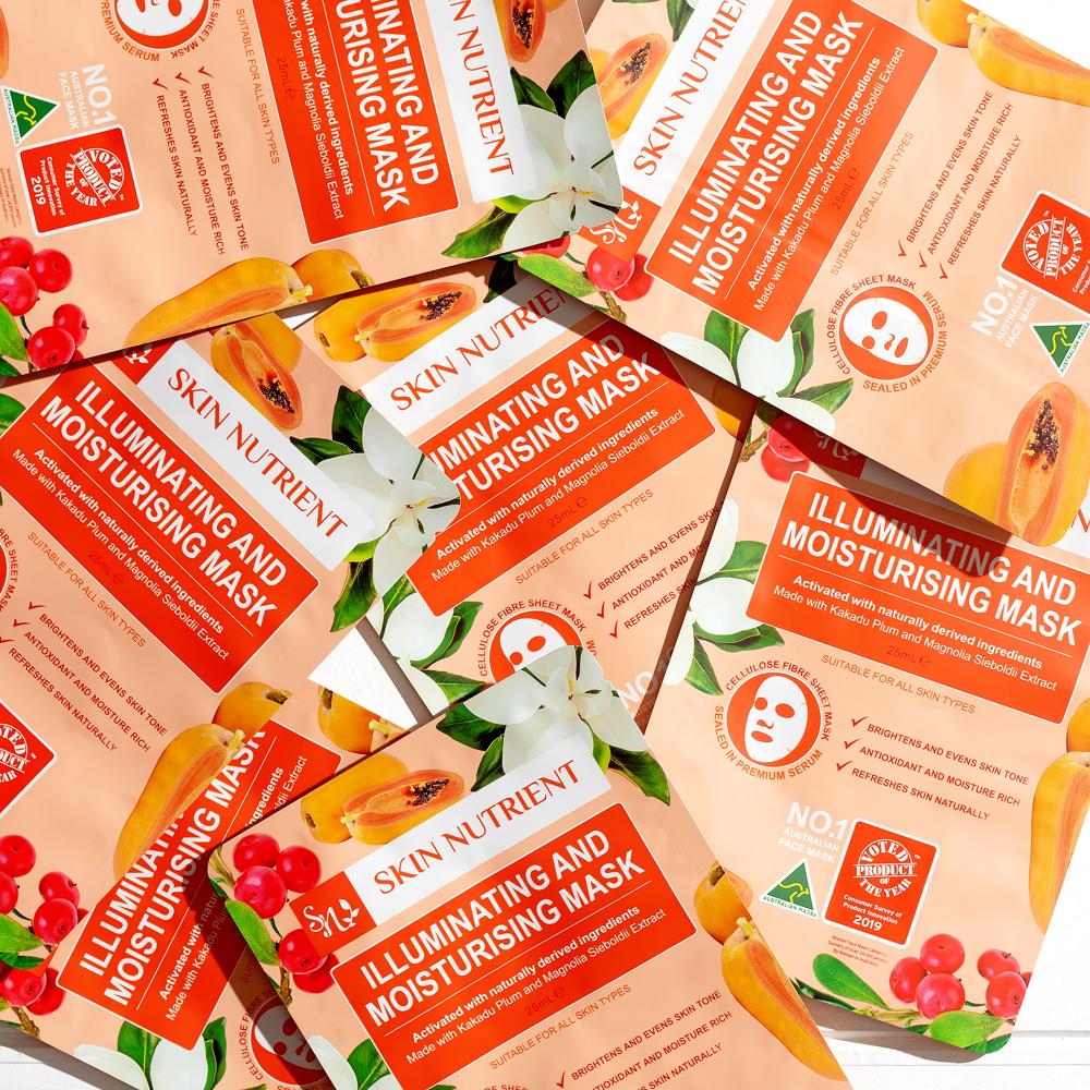 Illuminating and Moisturising Face Mask (Box of 12)
